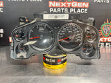 2013 GMC SIERRA 2500 DIESEL INSTRUMENT CLUSTER W BEZEL OEM #1031