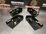 2009 FORD F350 LH AND RH FRONT AND REAR DOOR GLOSS BLK WINDOW SWITCH SET OEM 941