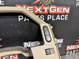 2008 FORD F-250 DIESEL KING RANCH DASH CLUSTER INSTRUMENT TRIM BEZEL OEM #298