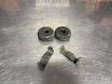 04-06 PONTIAC GTO RADIATOR RUBBER HOLD DOWN DONUTS WITH BRACKETS OEM #1522