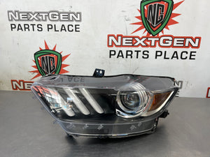 2015 FORD MUSTANG GT LH DRIVER SIDE HEADLIGHT FR3B-13006-B OEM #582