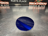 2015 FORD MUSTANG GT FUEL DOOR GAS LID TANK COVER BLUE OEM #1498