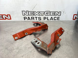 08-09 PONTIAC G8 HOOD HINGES LH RH IGNITION ORANGE OEM #397