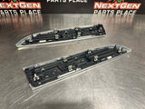 2014 FORD F350 DIESEL LH RH DRIVER PASSENGER SIDE FENDER EMBLEMS OEM #872