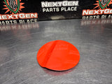 2016 FORD MUSTANG GT FUEL DOOR GAS LID TANK COVER ORANGE OEM #1478