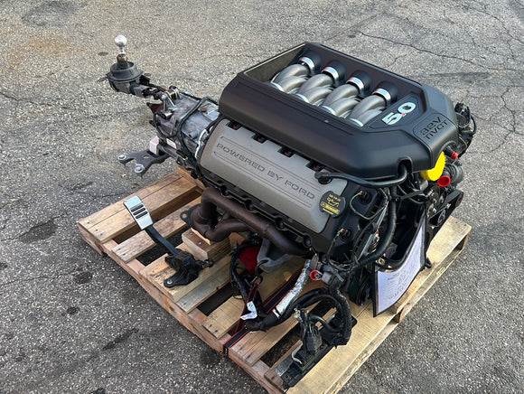 2011 FORD MUSTANG GT GEN 1 COYOTE 5.0 MT-82 2WD ENGINE TRANSMISSION PULLOUT #312