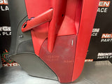 05-13 C6 CORVETTE OEM USED BLACK AND RED DOOR PANELS WITH MEMORY OEM #1080