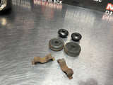 04-06 PONTIAC GTO RADIATOR RUBBER HOLD DOWN DONUTS WITH BRACKETS OEM #784
