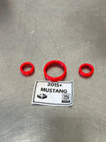 2015 FORD MUSTANG GT AFTERMARKET RADIO CONTROL BUTTON COVERS  #295