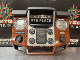 2015 FORD F350 RADIO BEZEL WOOD GRAIN DC34-2504302-C OEM #1246