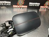 2016 MUSTANG GT/CS CENTER CONSOLE ARM REST LID RED STITCH LEATHER OEM #939