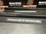 2011 FORD MUSTANG GT LH AND RH ILLUMINATED DOOR SILL TRIM SET OEM #1024