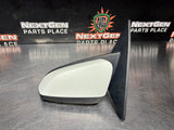 2011 FORD MUSTANG GT LH DRIVER SIDE VIEW MIRROR WHITE OEM #4065