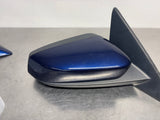 10-14 FORD MUSTANG GT RH PASSENGER SIDE VIEW MIRROR KONA BLUE OEM #1493