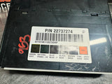 2012 SILVERADO LML 6.6 CREW CAB BCM BODY CONTROL MODULE 22737274 OEM #953