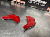 04-06 PONTIAC GTO SPICE RED ROCKER PANEL END CAP PAIR OEM #1027