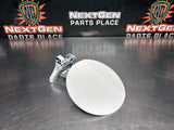 2011 FORD MUSTANG GT FUEL DOOR GAS LID TANK COVER WHITE OEM #1111