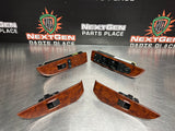 2015 GMC SIERRA 2500HD CREW CAB WOOD FRONT & REAR POWER WINDOW SWITCHES OEM #829