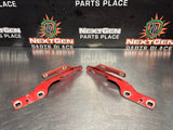 04-06 PONTIAC GTO HOOD HINGE SET TORRID RED OEM #1027
