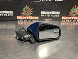 2017 FORD MUSTANG GT RH PASSENGER SIDE VIEW MIRROR BLUE OEM #1548