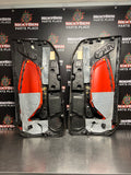 10-15 CAMARO SS INTERIOR DOOR PANELS WITH INFERNO ORANGE INSERTS LH RH OEM #951