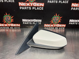 2012 FORD MUSTANG GT LH DRIVER SIDE VIEW MIRROR WHITE OEM #822