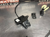 2012 CADILLAC CTS V COUPE TRUNK RELEASE LATCH WITH CABLES/ KEY OEM 13501988 #1592