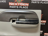 2004 FORD F250 REAR RH PASSENGER DOOR PANEL GREY W/ CARBON FIBER OEM #944