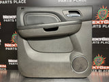 2011 GMC DENALI 1500 LH DRIVER REAR LEATHER DOOR PANEL OEM #889