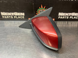 2014 FORD MUSTANG GT LH DRIVER SIDE VIEW MIRROR RED OEM #1253
