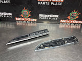 2016 FORD F250 DIESEL LH RH DRIVER PASSENGER SIDE FENDER EMBLEMS OEM #1370