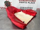 97-04 C5 CORVETTE LH DRIVER UPPER SPORT SEAT CUSHION COVER RED #VV992