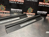 2013 FORD MUSTANG GT LH AND RH ILLUMINATED DOOR SILL TRIM SET OEM #1264