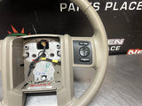 2008 FORD F250 STEERING WHEEL LEATHER 8C34-3F563-CC OEM #1099