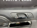2011 GMC DENALI 1500 LH DRIVER FRONT LEATHER DOOR PANEL OEM #889