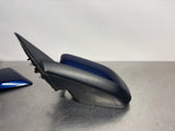 10-14 FORD MUSTANG GT LH DRIVER SIDE VIEW MIRROR KONA BLUE OEM #1493