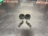 04-06 PONTIAC GTO RADIATOR RUBBER HOLD DOWN DONUTS WITH BRACKETS OEM #1522