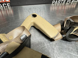 2013 C6 CORVETTE FRONT SEAT BELTS LH RH CASHMERE OEM #1038
