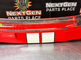 2012 MUSTANG GT500 RED WHITE STRIPES SPOILER WITH FLAP BR3V-6341602-BA OEM #1348
