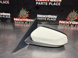 2011 FORD MUSTANG GT LH DRIVER SIDE VIEW MIRROR WHITE OEM #996
