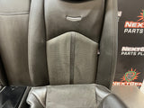 12-15 CADILLAC CTS-V COUPE REAR BLACK LEATHER/ SUEDE SEATS OEM #1233