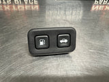 05-13 C6 CORVETTE TRUNK HATCH FUEL DOOR SWITCH BUTTON BLK #1194