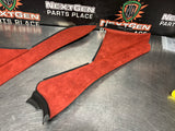 04-06 PONTIAC GTO CENTER CONSOLE TRIM PANELS RED OEM #1522