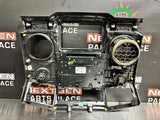 2014 FORD F350 RADIO BEZEL CLIMATE CONTROL WOOD TRIM OEM #857