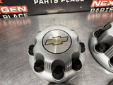 1999-2010 CHEVY SILVERADO 2500/3500 8 LUG CENTER CAPS OEM #3966