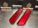 2014 FORD MUSTANG GT HOOD VENT LOUVERS PAIR RUBY RED OEM #783