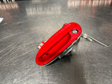 04 PONTIAC GTO DRIVER SIDE LH EXTERIOR DOOR HANDLE TORRID RED OEM #1438