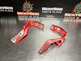 08-09 PONTIAC G8 HOOD HINGES LH/RH RED 92160231 92160230 OEM #948