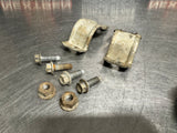 05-13 C6 CORVETTE FRONT SWAY BAR BRACKETS USED OEM (SET OF TWO)