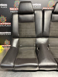 2013 FORD MUSTANG GT CALIFORNIA SPECIAL REAR LEATHER SEATS WITH SUEDE OEM #1176
